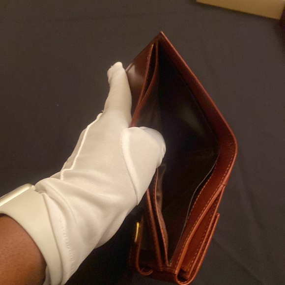 NWOT Bally Brown Leather Bi-fold Wallet -#31 - Picture 4 of 10